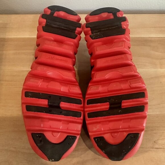 Reebok Men's 7.5 M Black & Red Zig Pulse Work Athletic Slip Free Sneaker Shoes - Picture 7 of 7